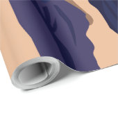 コラージュヴィンテージレトロとレースと花 ラッピングペーパー (ロールコーナー)