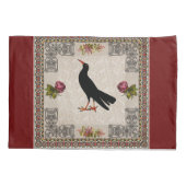 コラージュヴィンテージレトロとレースと花 枕カバー (裏面-左)