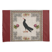 コラージュヴィンテージレトロとレースと花 枕カバー (正面右)