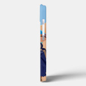 コラージュヴィンテージレトロとレースと花 Case-Mate iPhoneケース (裏面 / 左)