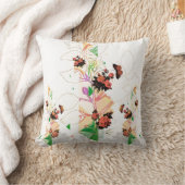 コラージュヴィンテージ クッション (ブランケット)