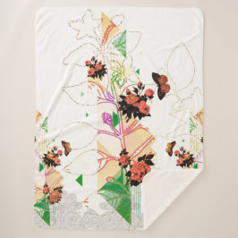 コラージュヴィンテージ シェルパブランケット