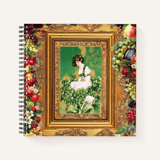 コラージュヴィンテージ ノートブック (正面)