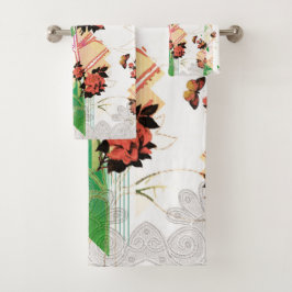 コラージュヴィンテージ バスタオルセット