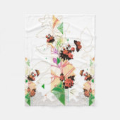 コラージュヴィンテージ フリースブランケット (正面)