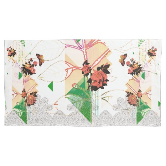 コラージュヴィンテージ 枕カバー (正面)