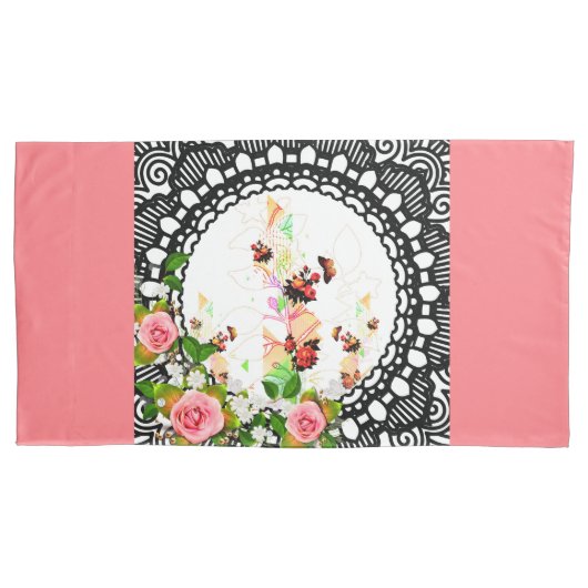 コラージュヴィンテージ 枕カバー (正面)