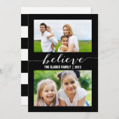 コラージュ信じ |ホリデーカード シーズンカード (正面/裏面)