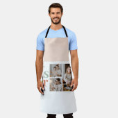 コラージュ写真とカラフル復活祭 |ホリデーギフト エプロン (着用した状態)