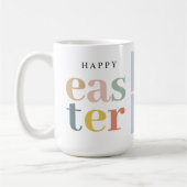 コラージュ写真とカラフル復活祭 |ホリデーギフト コーヒーマグカップ (左)