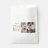 コラージュ写真とカラフル復活祭 |ホリデーギフト フェイバーバッグ (正面)
