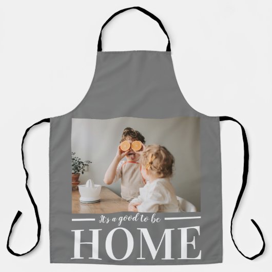 コラージュ写真と引用文最高のおばあちゃんギフト現代の写真 エプロン (正面)