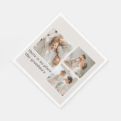 コラージュ写真と引用文最高のおばあちゃんギフト スタンダードランチョンナプキン (角)