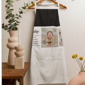 コラージュ写真と最高のおばあちゃんエバー最高の美しいプレゼント エプロン