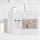 コラージュ写真と最高のおばあちゃんエバー最高の美しいプレゼント カッティングボード