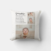 コラージュ写真と最高のおばあちゃんエバー最高の美しいプレゼント クッション (正面)