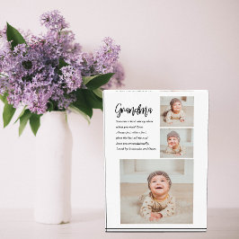 コラージュ写真と最高のおばあちゃんエバー最高の美しいプレゼント フォトブロック