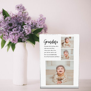 コラージュ写真と最高のおばあちゃんエバー最高の美しいプレゼント フォトブロック