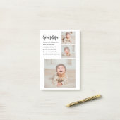 コラージュ写真と最高のおばあちゃんエバー最高の美しいプレゼント ポストイット (デスク上)