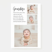 コラージュ写真と最高のおばあちゃんエバー最高の美しいプレゼント ポストイット (正面)