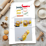 コラージュ写真と楽しカラフルみ |ホリデーギフト キッチンタオル<br><div class="desc">コラージュ写真と楽しカラフルみ |ホリデーギフト</div>