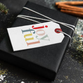 コラージュ写真と楽しカラフルみ |ホリデーギフトG ギフトタグ