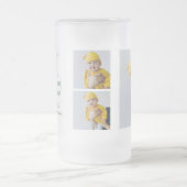 コラージュ写真カラフルとメリー |ハッピーホリデー フロストグラスビールジョッキ (中央)