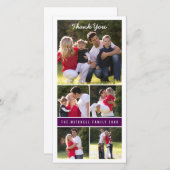 コラージュ写真カード | カスタムサンキューカード サンキューカード (正面/裏面)