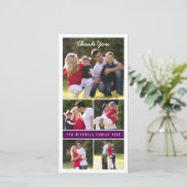 コラージュ写真カード | カスタムサンキューカード サンキューカード (スタンド正面)