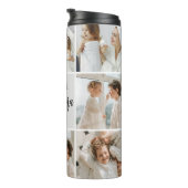 コラージュ写真グレイ私たちはあなたのおばあちゃんギフト最高のが大好き タンブラー (回転右)