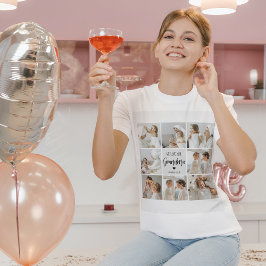 コラージュ写真グレイ私たちはあなたのおばあちゃんギフト最高のが大好き Tシャツ