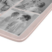 コラージュ写真パステルピンクおばあちゃん最高のギフト カッティングボード (角)