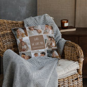 コラージュ写真パパ私たちは愛あなた幸せな父親日 クッション