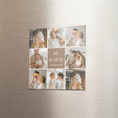 コラージュ写真パパ私たちは愛あなた幸せな父親日 マグネット