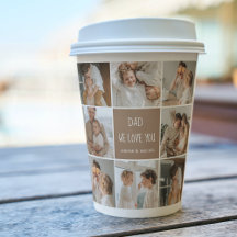 コラージュ写真パパ私たちは愛あなた幸せな父親日