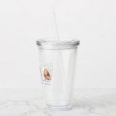 コラージュ写真パープルマ最高のマ・エバーギフト アクリルタンブラー (左)