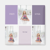 コラージュ写真パープルマ最高のマ・エバーギフト マグネット (正面)