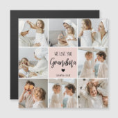 コラージュ写真ピンク私たちはあなたの祖母のギフト最高のが大好き (正面/裏面)