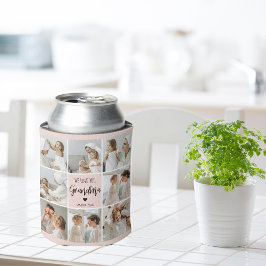 コラージュ写真ピンク私たちはあなたの祖母のギフト最高のが大好き 缶クーラー