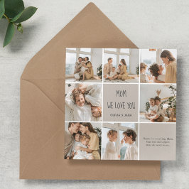 コラージュ写真ママ愛してる