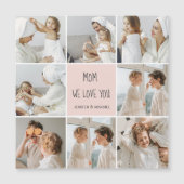 コラージュ写真ママ私たちはあなたの母最高ののギフトが大好き (正面)