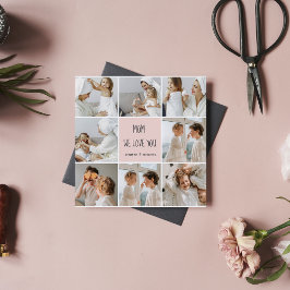 コラージュ写真ママ私たちはあなたの母最高ののギフトが大好き