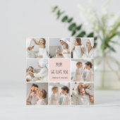 コラージュ写真ママ私たちはあなたの母最高ののギフトが大好き (スタンド正面)