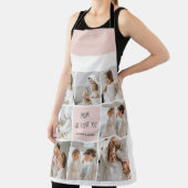 コラージュ写真ママ私たちはあなたの母最高ののギフトが大好き エプロン (インサイチュ)