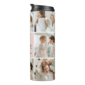 コラージュ写真ママ私たちはあなたの母最高ののギフトが大好き タンブラー (回転右)