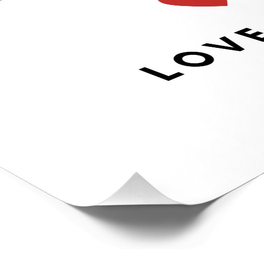 コラージュ写真ママ私たちはあなたの母最高ののギフトが大好き ポスター (コーナー)