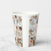 コラージュ写真ママ私たちはあなたの母最高ののギフトが大好き 紙コップ (右)