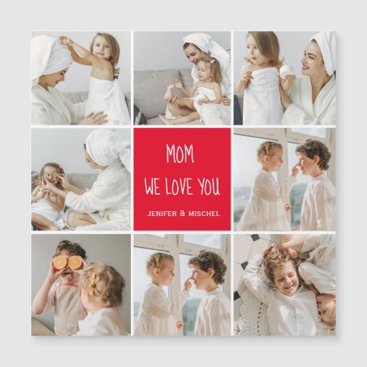 コラージュ写真ママ赤お母さん最高のギフト愛してる (正面)