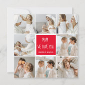 コラージュ写真ママ赤お母さん最高のギフト愛してる (正面)