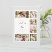 コラージュ写真モダンホリデーカード シーズンカード (スタンド正面)